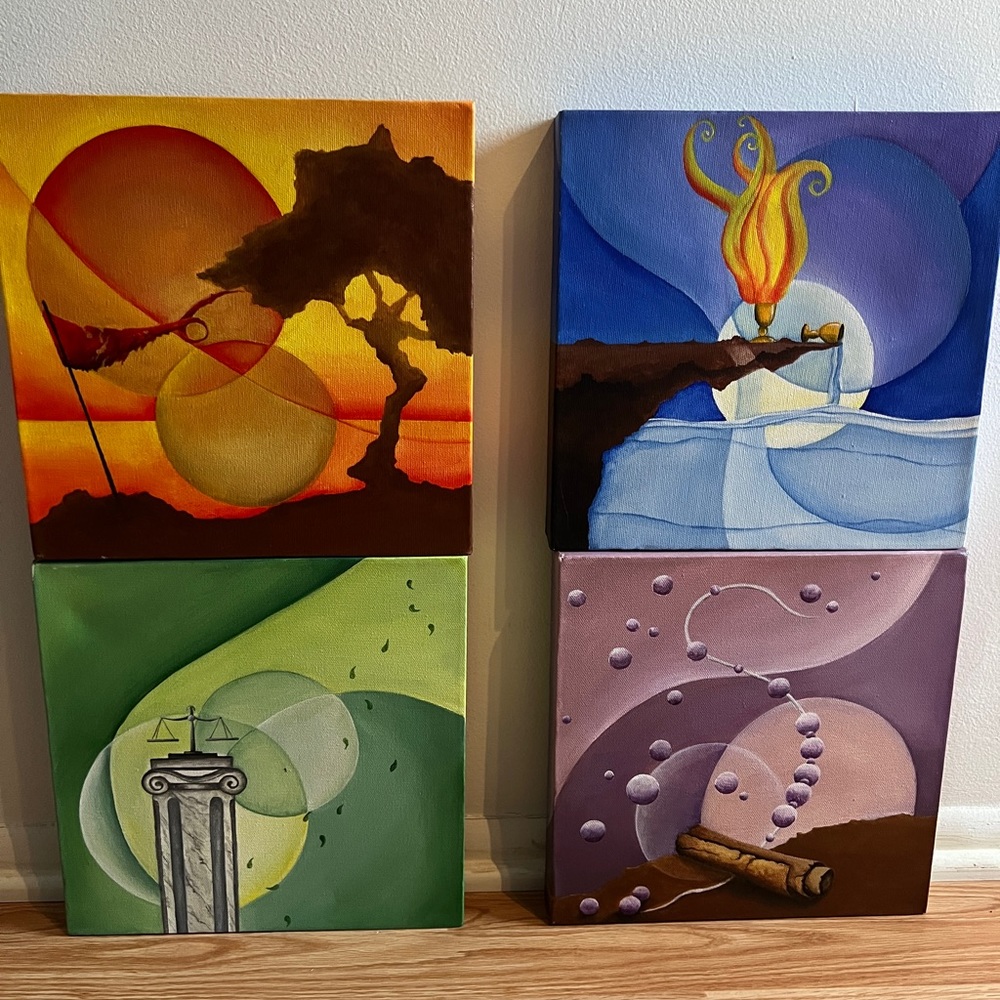 4 elements canvas